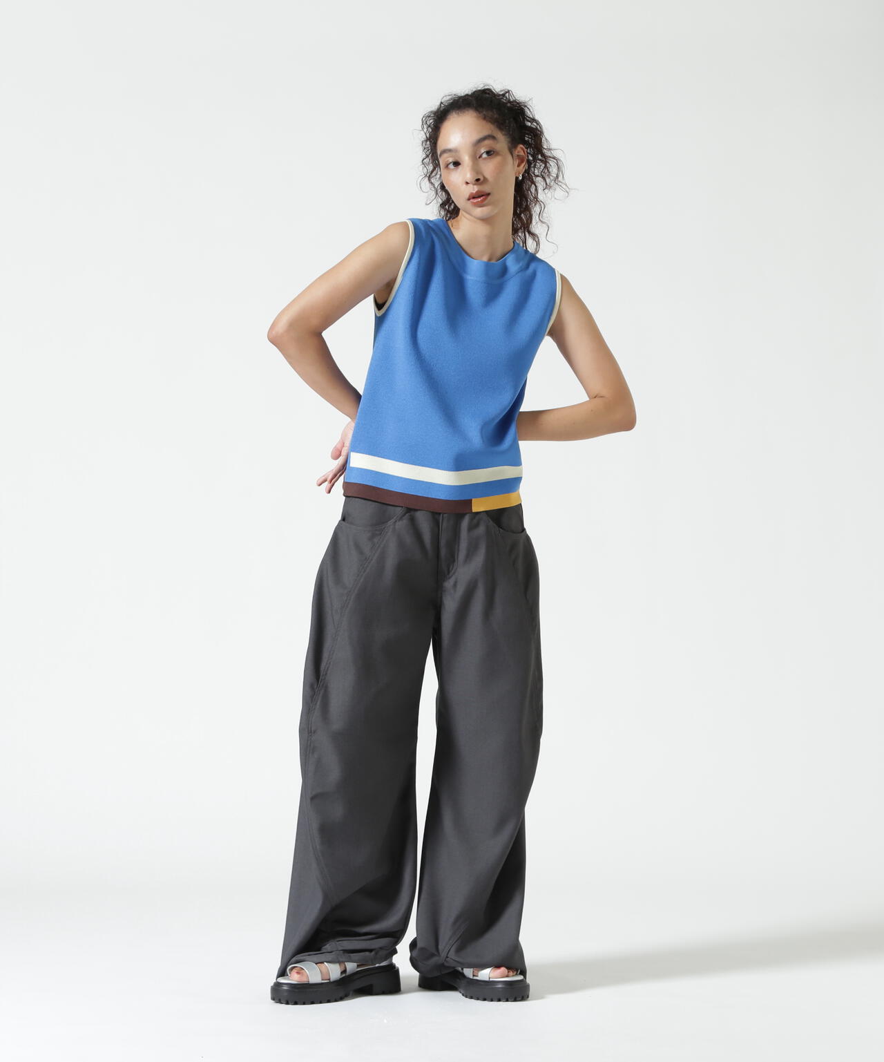 Knuth Marf(クヌースマーフ)tuck design denim pants