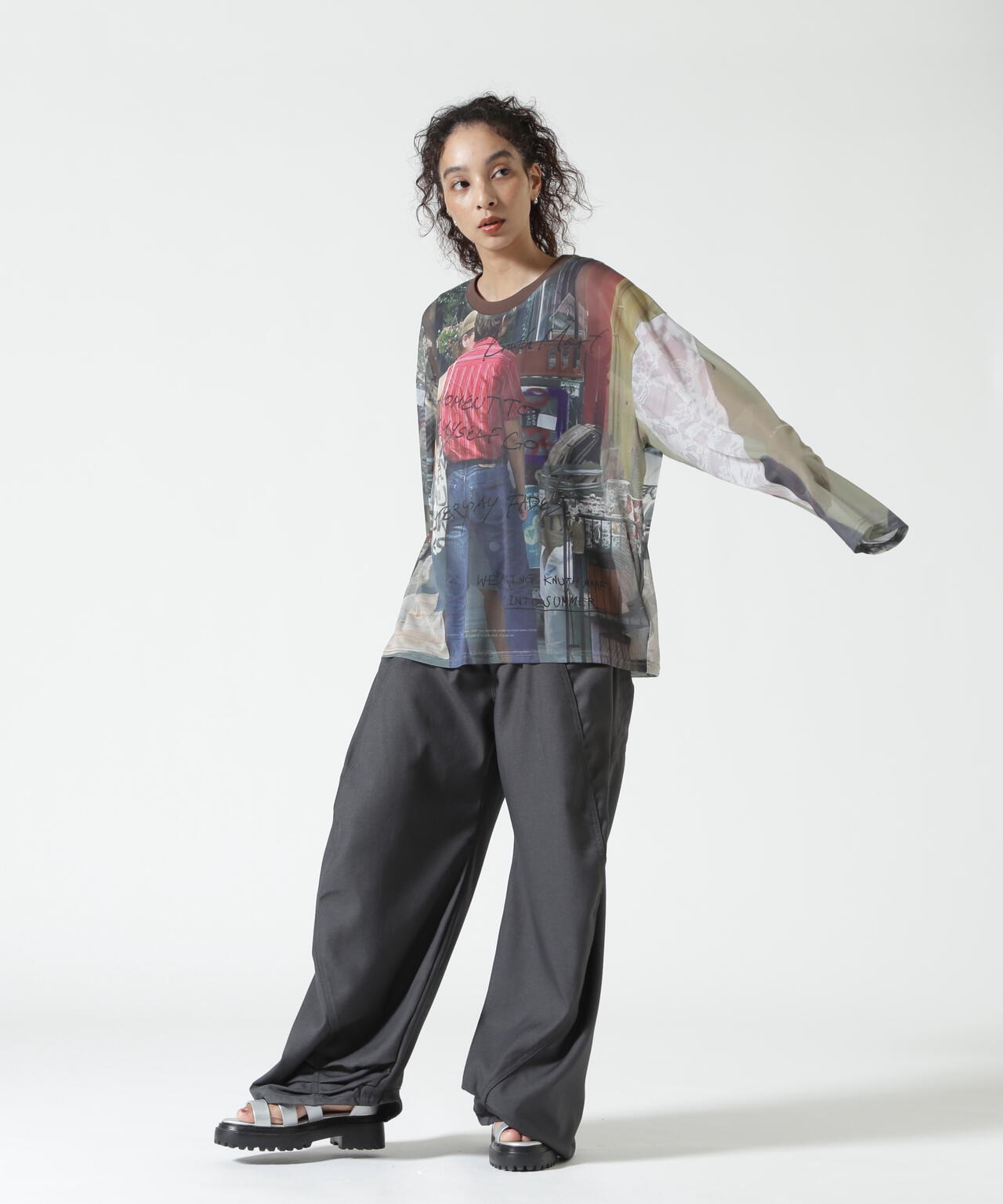 Knuth Marf(クヌースマーフ)tuck design denim pants