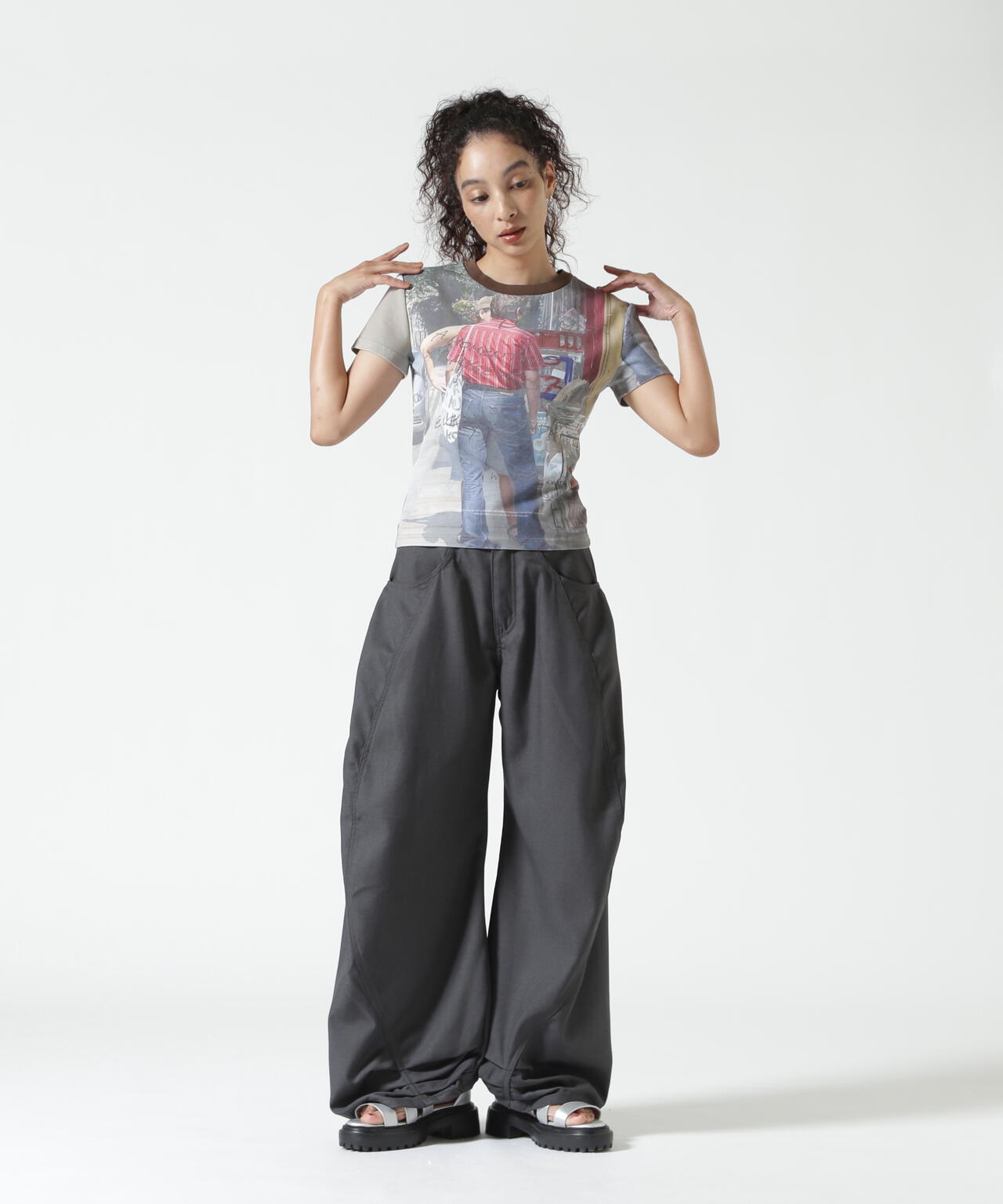 Knuth Marf(クヌースマーフ)tuck design denim pants