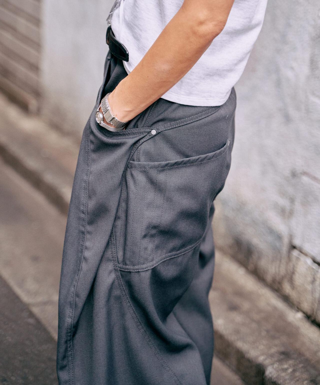 Knuth Marf(クヌースマーフ)tuck design denim pants