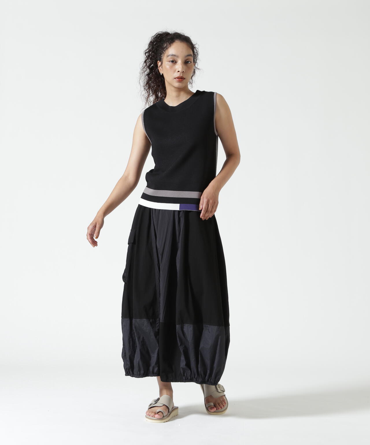 AULA AILA(アウラ アイラ)別注COCOON LAYERED SKIRT