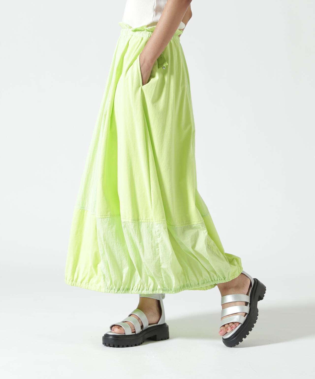 AULA AILA(アウラ アイラ)別注COCOON LAYERED SKIRT
