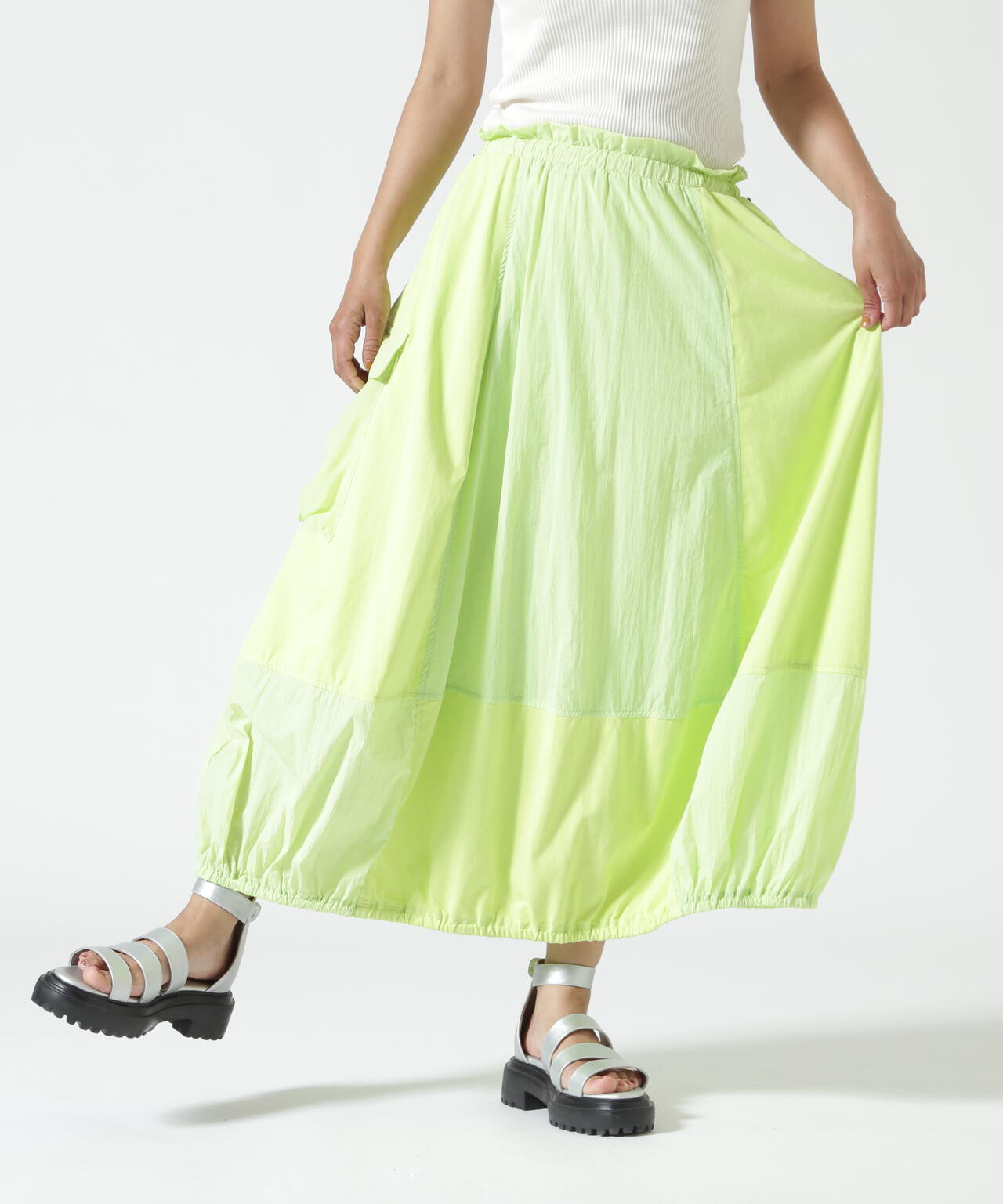 AULA AILA(アウラ アイラ)別注COCOON LAYERED SKIRT