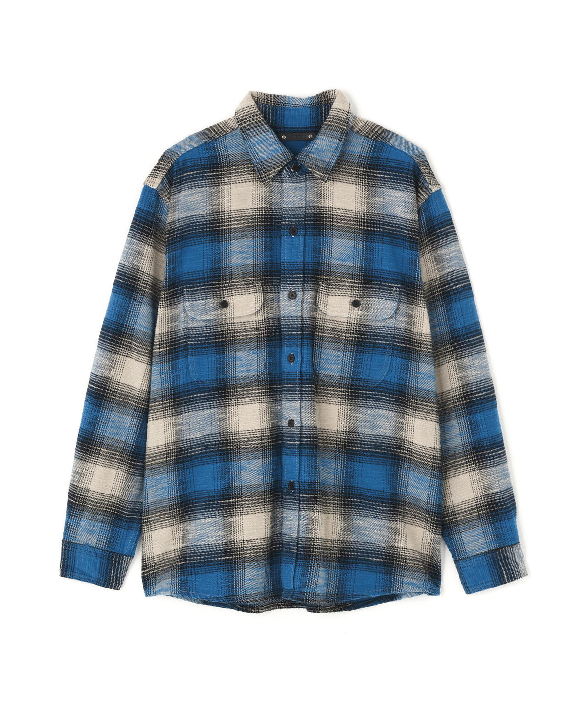 MINEDENIM(マインデニム) Heavy Cotton Flannel Ombre Work Shirt
