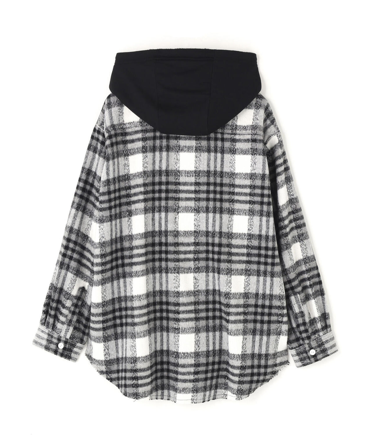 RENOVA(レノバ) FOODY SHAGGY SHIRTS / フーディー シャギー チェックシャツ
