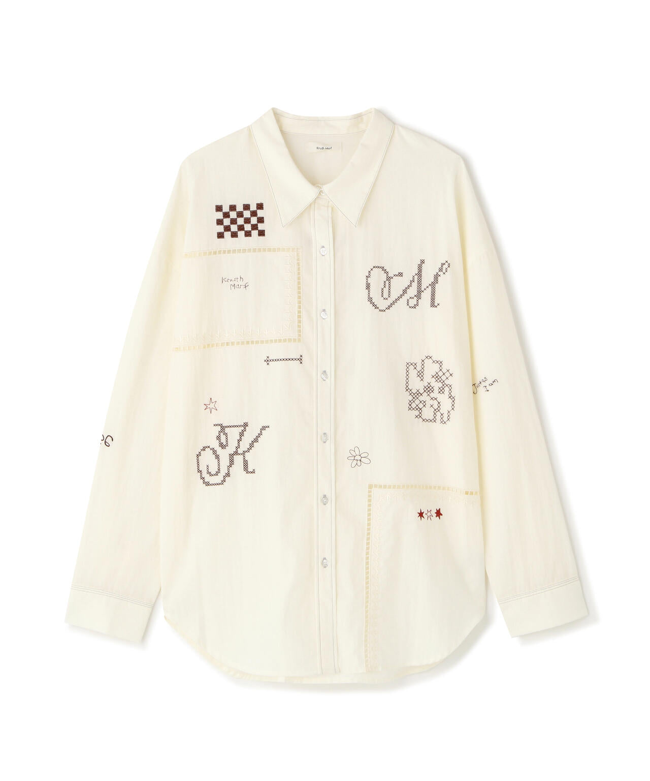 Knuth Marf(クヌースマーフ)embroidered shirt(unisex)