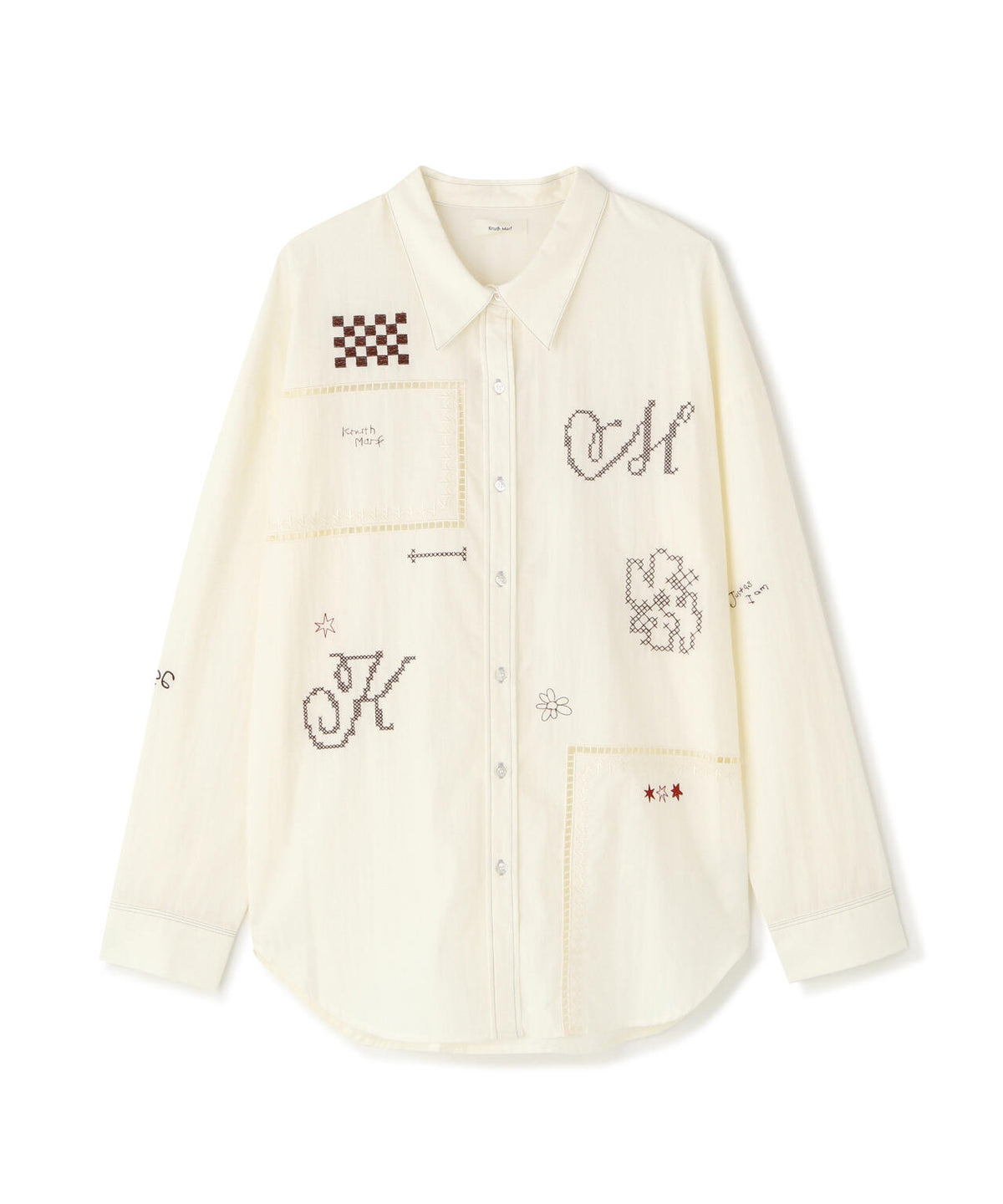 Knuth Marf(クヌースマーフ)embroidered shirt(unisex)
