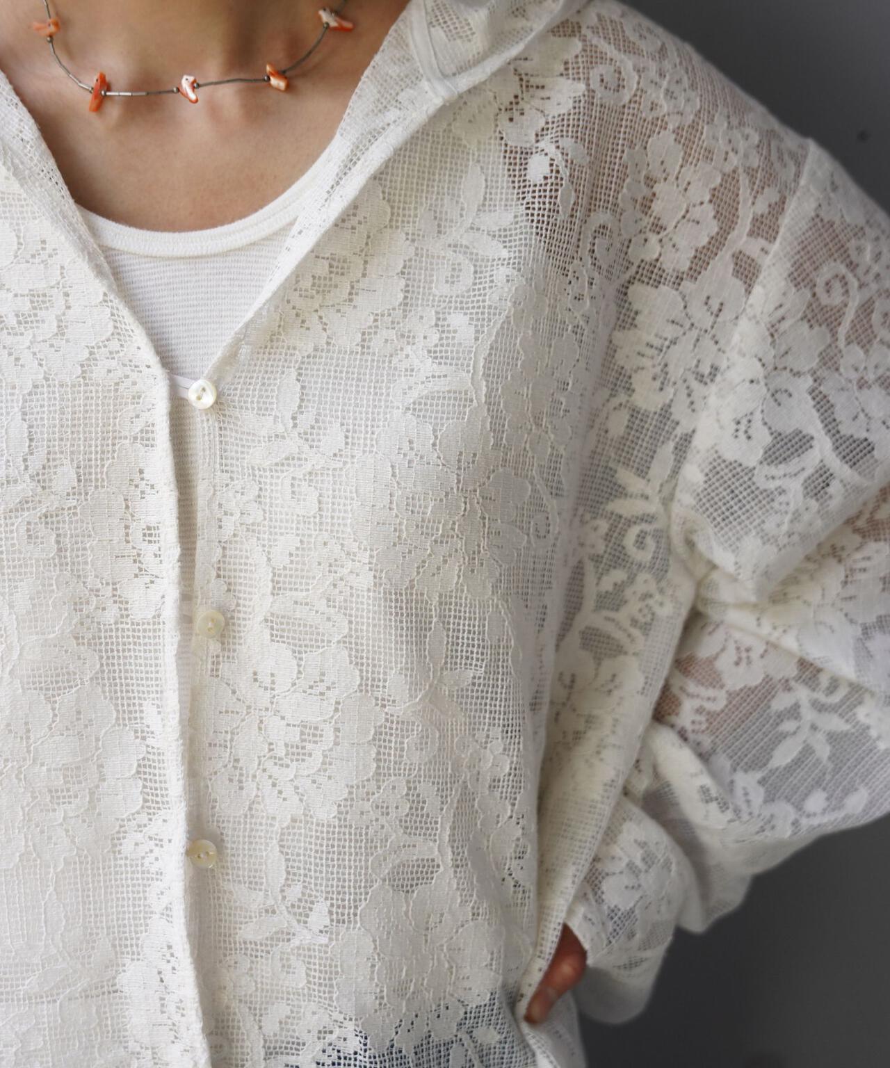 YENN(イエン)PORTABLE LACE HOODIE