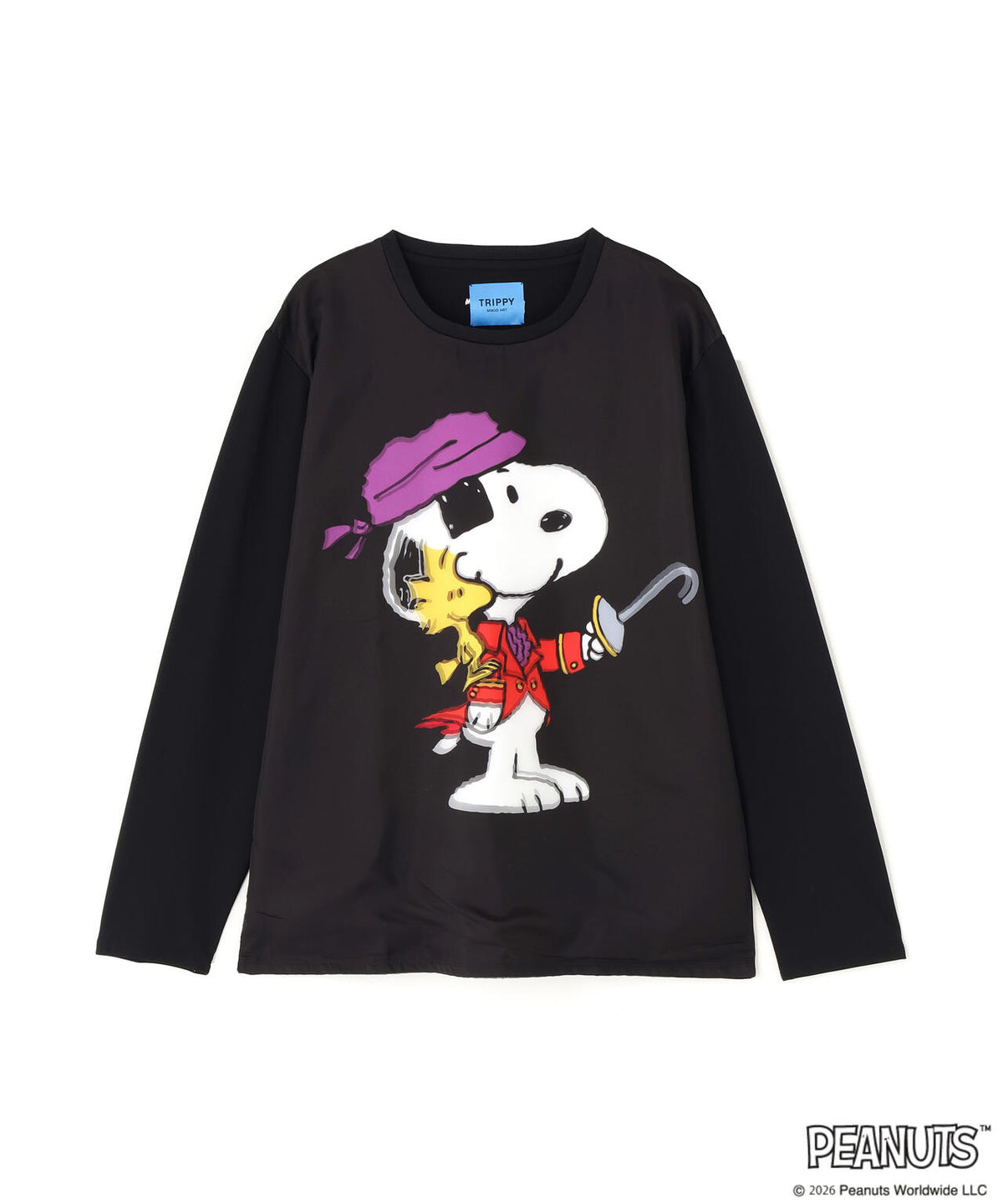 TRIPPY ART(トリッピーアート) PIRATE SNOOPY 3D L/S TEE