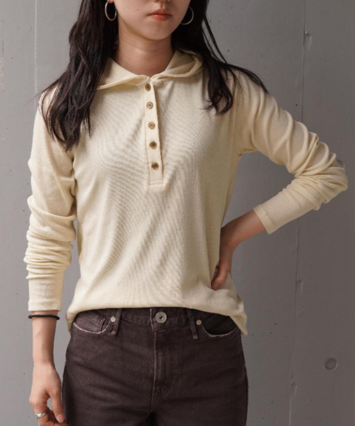 YENN(イエン)HENRY HOODIE LONGTEE