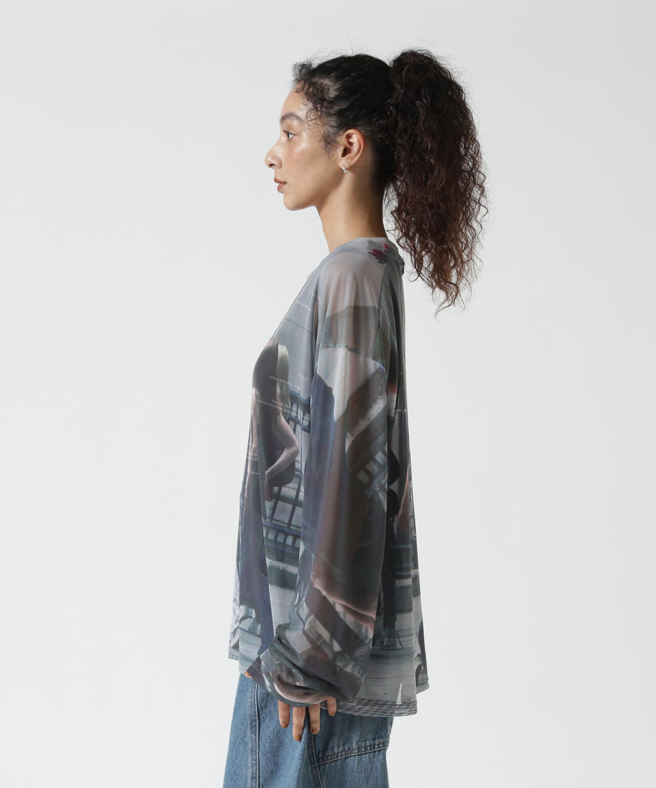 Knuth Marf(クヌースマーフ)school sheer long-sleeve tee(unisex)/girls