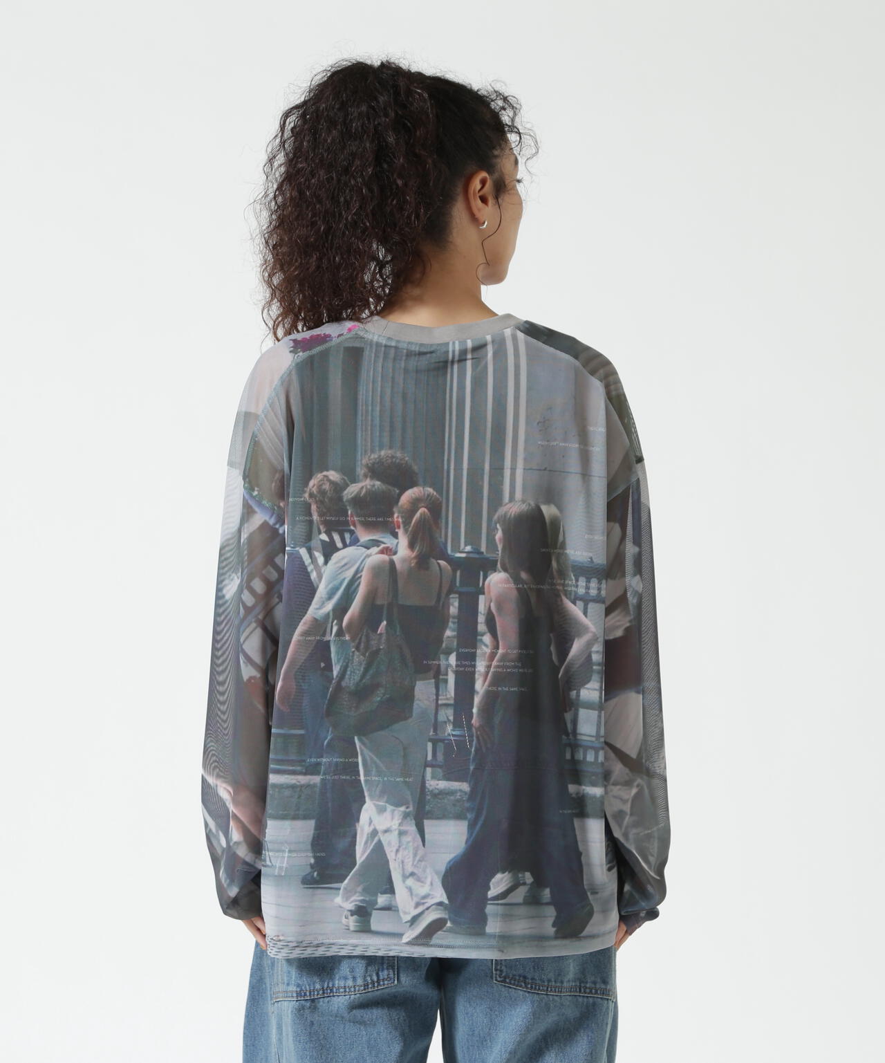 Knuth Marf(クヌースマーフ)school sheer long-sleeve tee(unisex)/girls