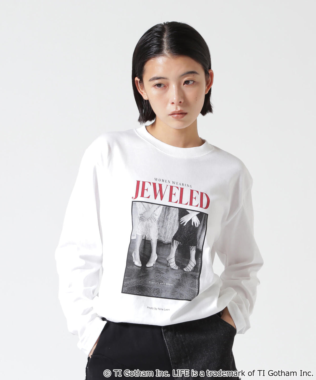 GOOD ROCK SPEED (グッドロックスピード)“JEWELED” PHOTO LONG SLEEVE T-SHIRT
