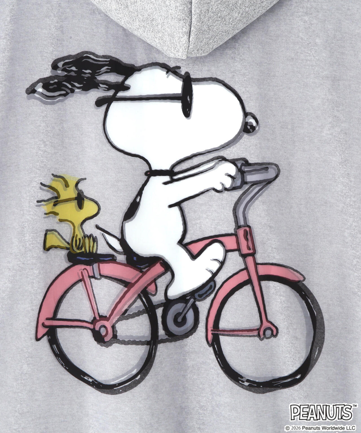 TRIPPY ART(トリッピーアート)BICYCLE SNOOPY 3D ZIP SWEAT PK