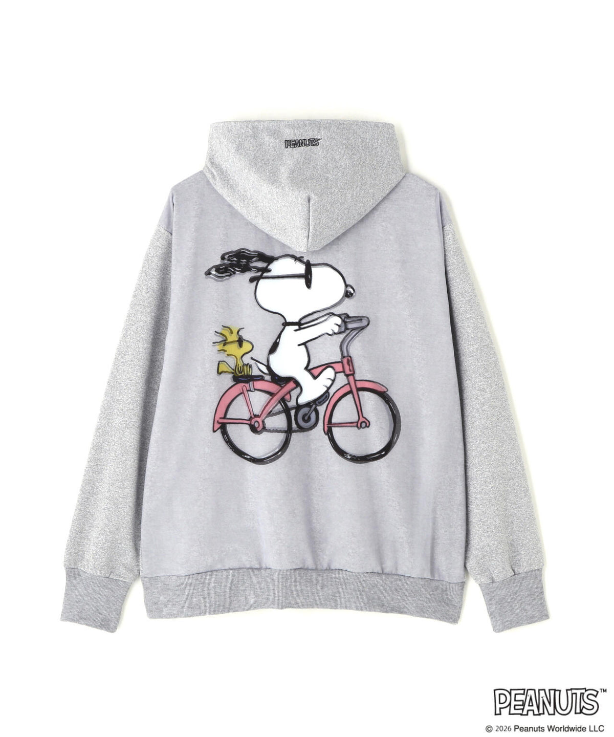 TRIPPY ART(トリッピーアート)BICYCLE SNOOPY 3D ZIP SWEAT PK