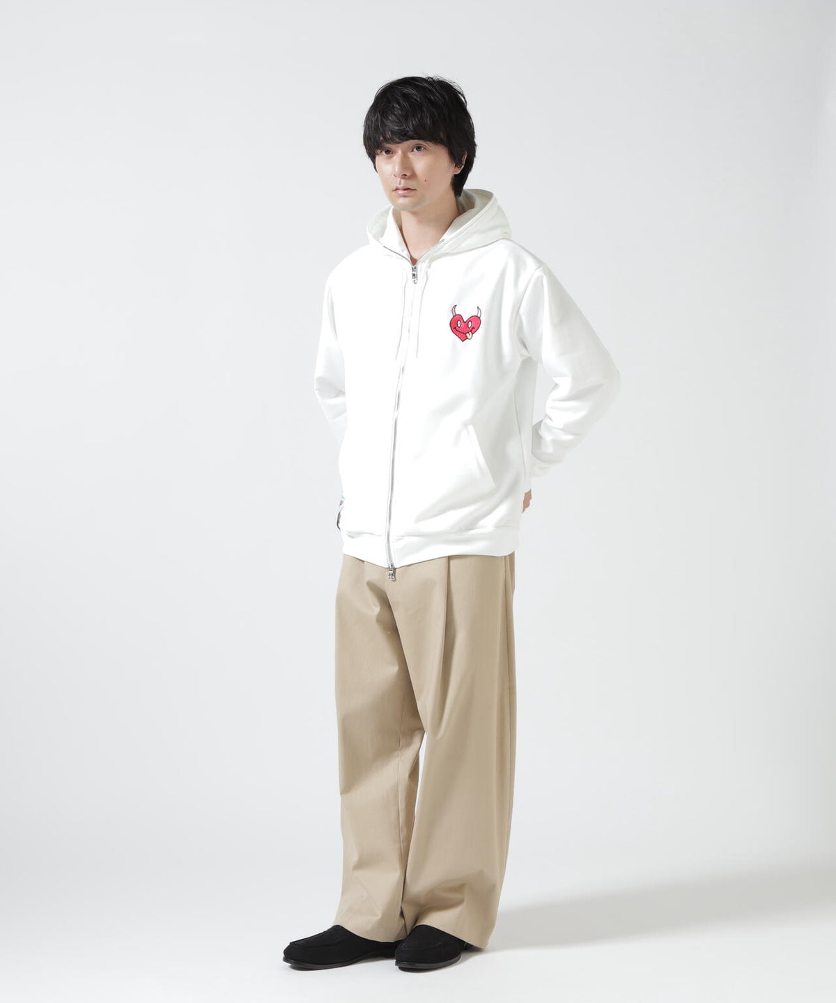 TRIPPY ART(トリッピーアート)ONI HERTS 3D ZIP SWEAT PARKA
