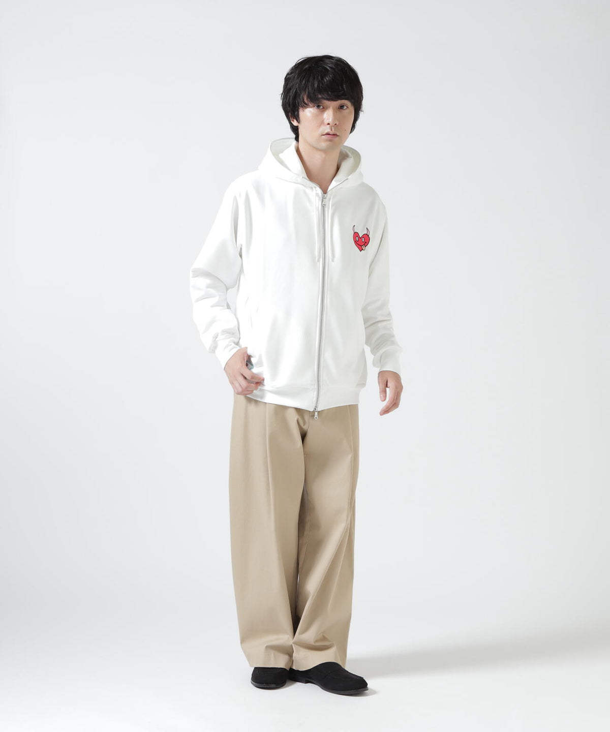 TRIPPY ART(トリッピーアート)ONI HERTS 3D ZIP SWEAT PARKA