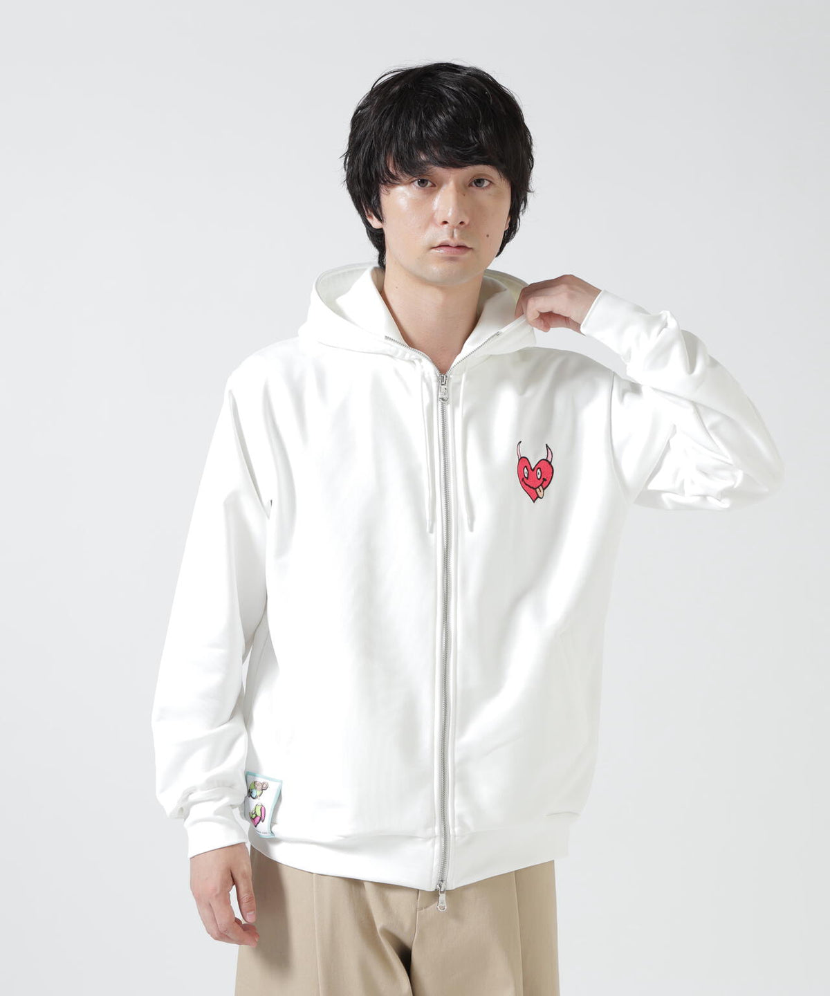 TRIPPY ART(トリッピーアート)ONI HERTS 3D ZIP SWEAT PARKA