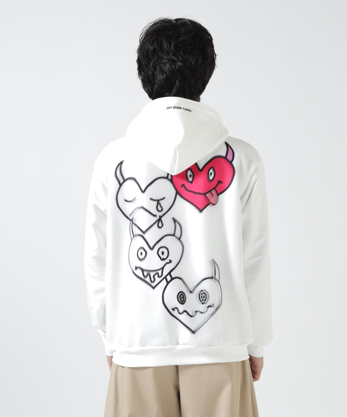 TRIPPY ART(トリッピーアート)ONI HERTS 3D ZIP SWEAT PARKA