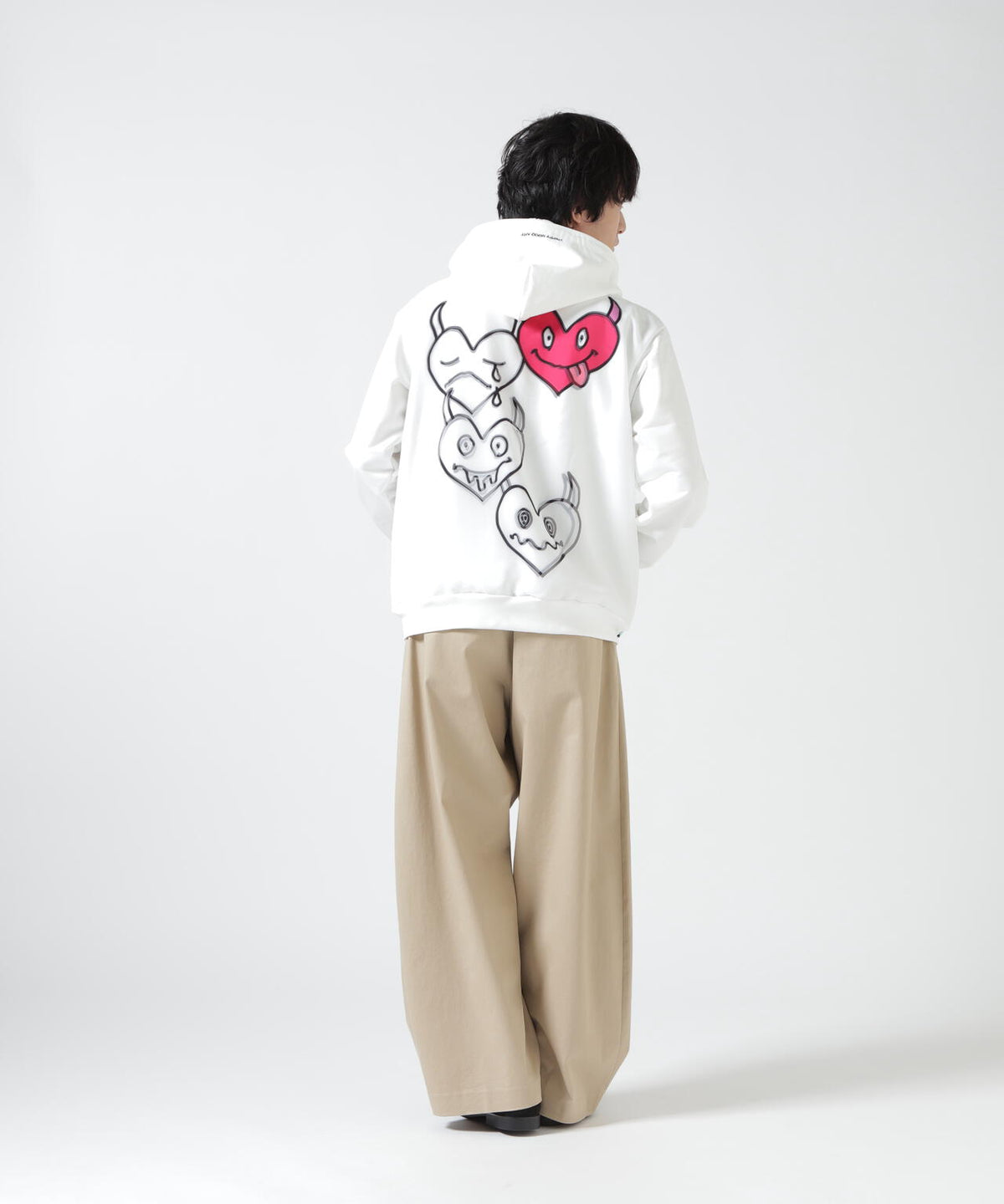 TRIPPY ART(トリッピーアート)ONI HERTS 3D ZIP SWEAT PARKA
