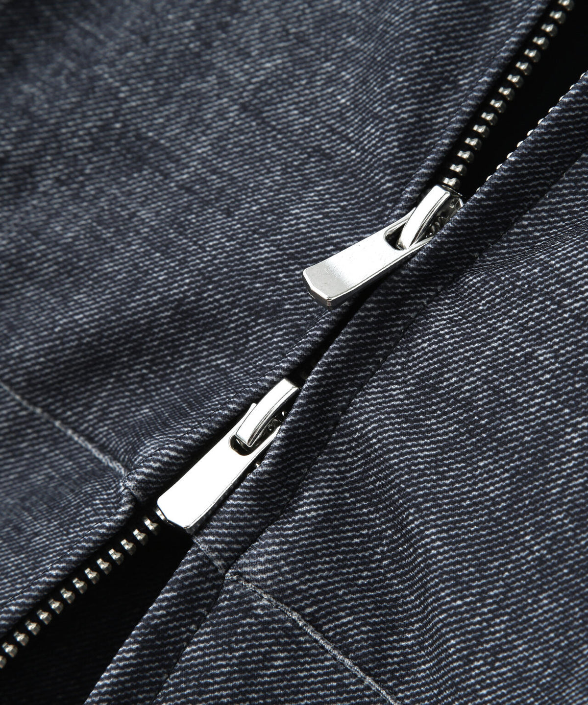 PIUORO(ピウオロ) DENIM PRINT ZIP PARKA