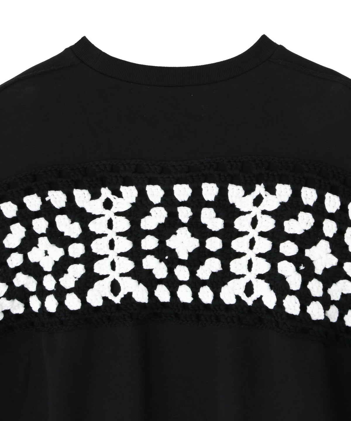 DISCOVERED(ディスカバード)別注CROCHET SLEEVE SWEAT(UNISEX)