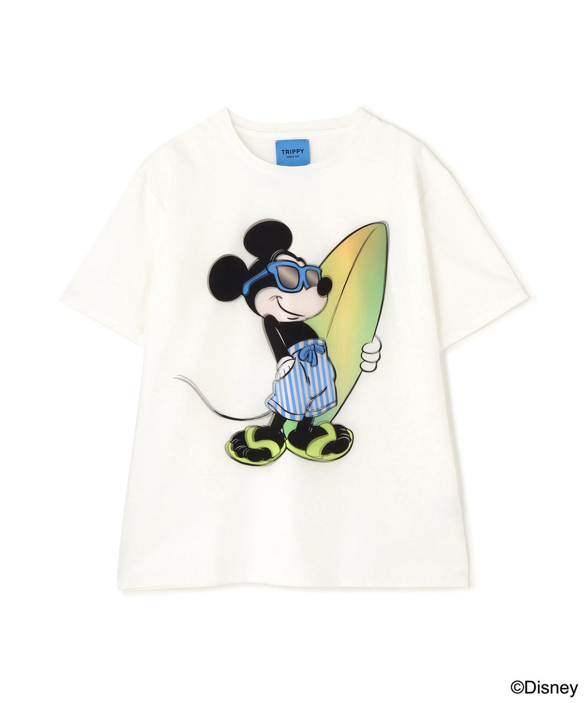 TRIPPY ART(トリッピーアート) SURF MICKEY 3D TEE