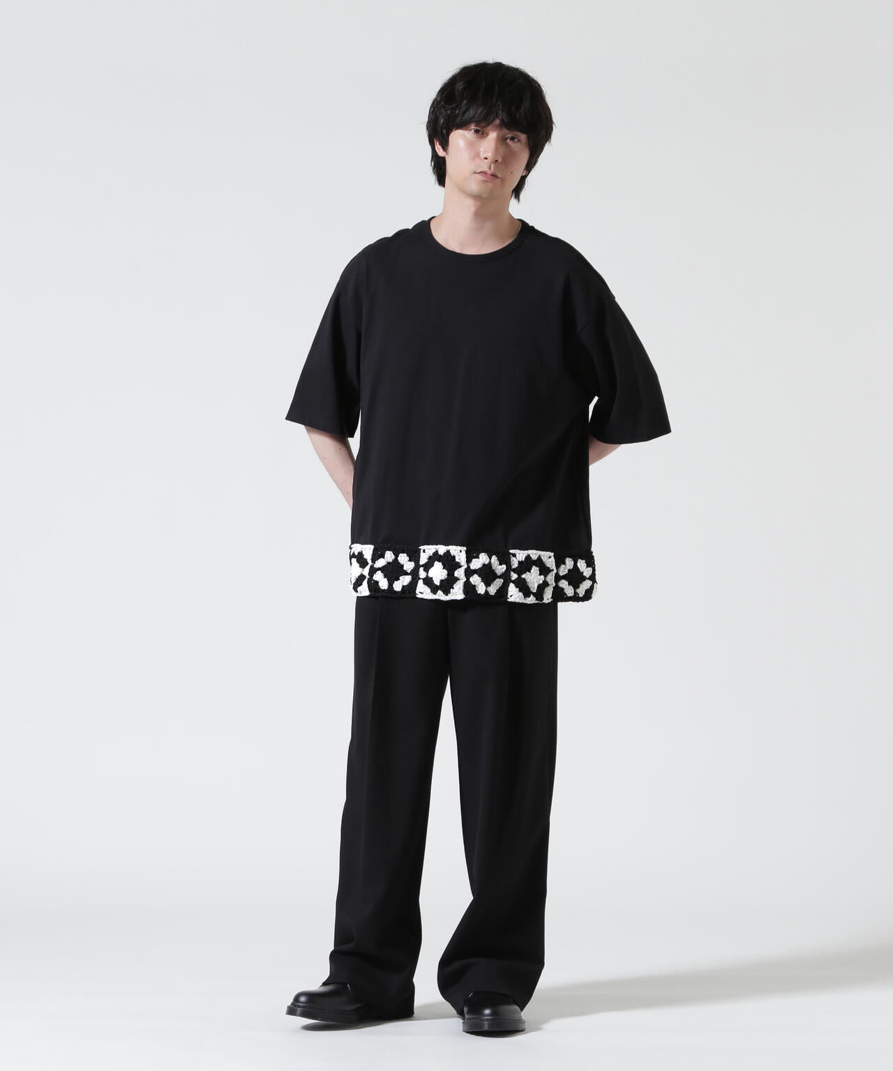 DISCOVERED(ディスカバード)別注HEM CROCHET TEE
