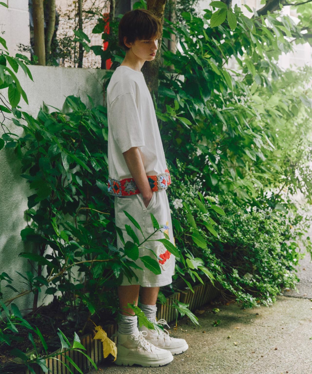 DISCOVERED(ディスカバード)別注HEM CROCHET TEE