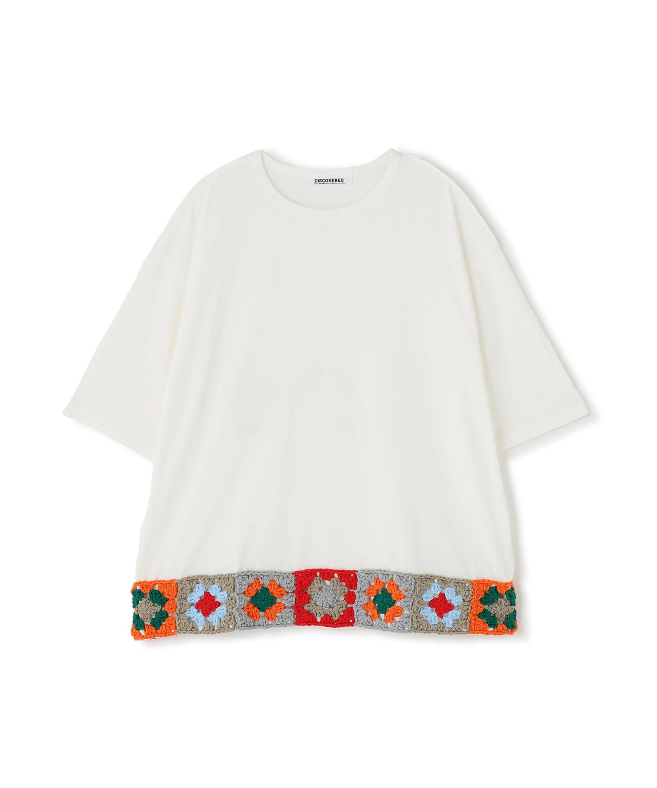 DISCOVERED(ディスカバード)別注HEM CROCHET TEE