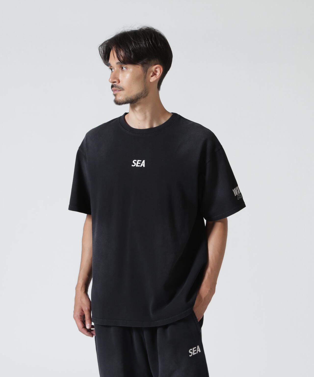 WIND AND SEA(ウィンダンシー)SULFUR DYEING LOGO S/S TEE