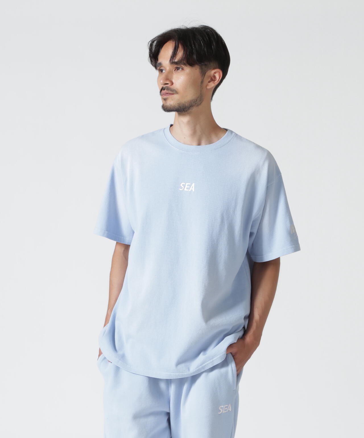 WIND AND SEA(ウィンダンシー)SULFUR DYEING LOGO S/S TEE