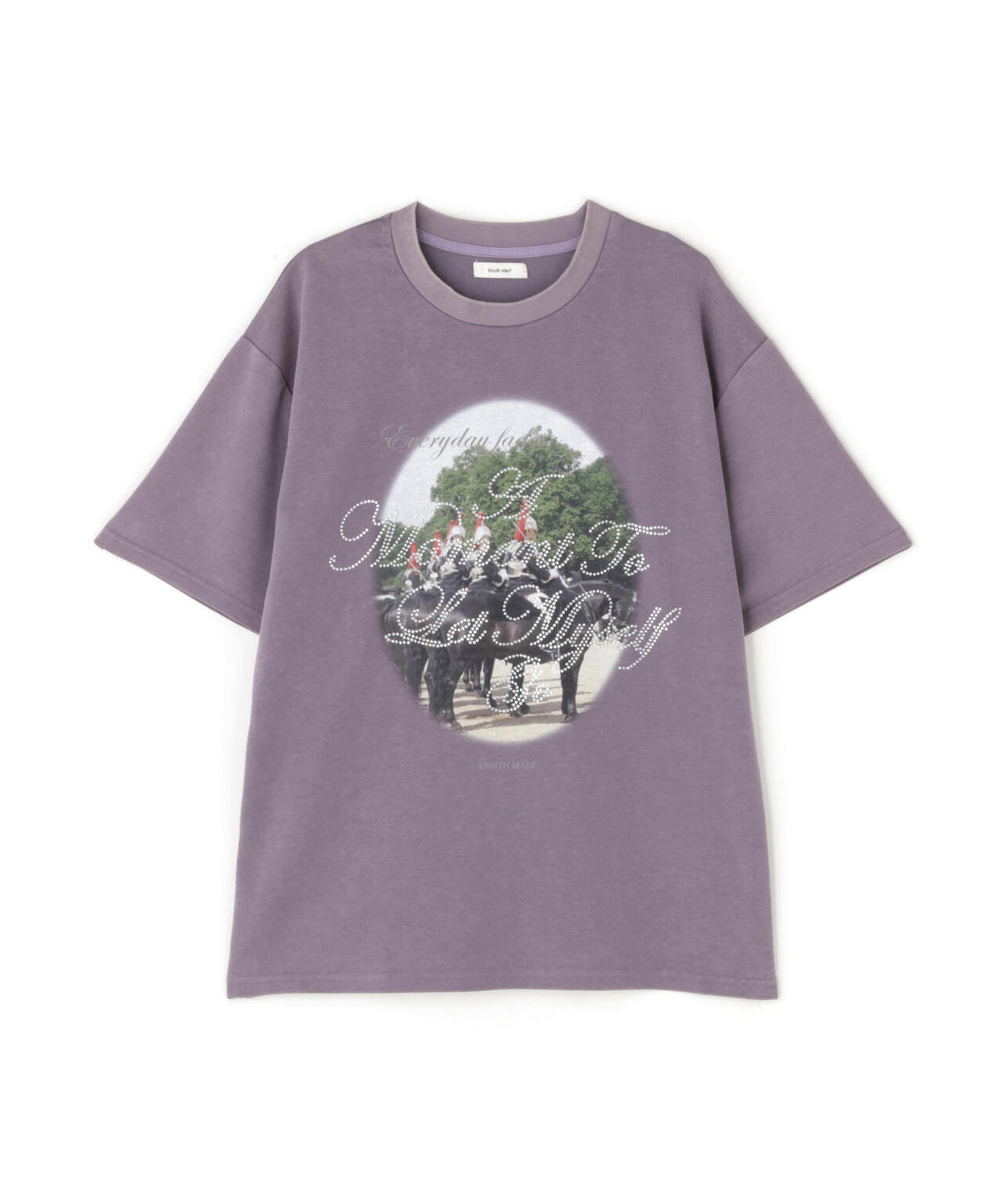 Knuth Marf(クヌースマーフ)rhinestone graphic tee(unisex)