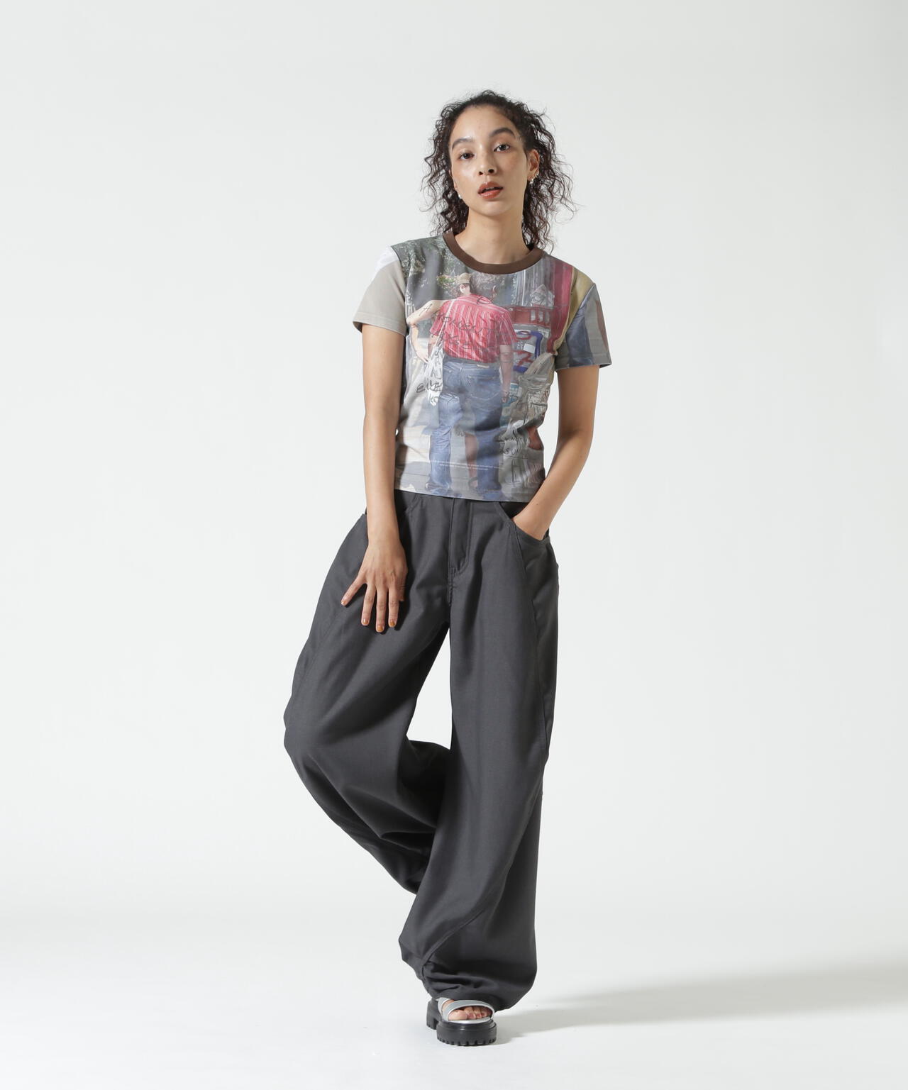 Knuth Marf(クヌースマーフ)oji compact tee/oji