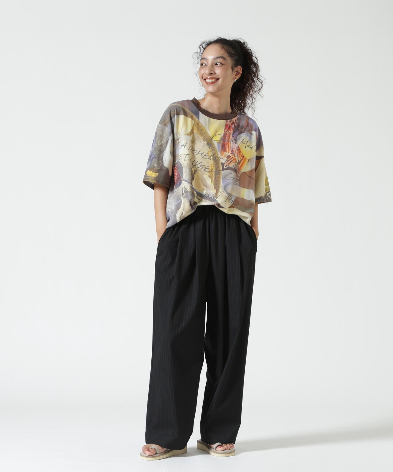 Knuth Marf(クヌースマーフ)oyster graphic tee(unisex)