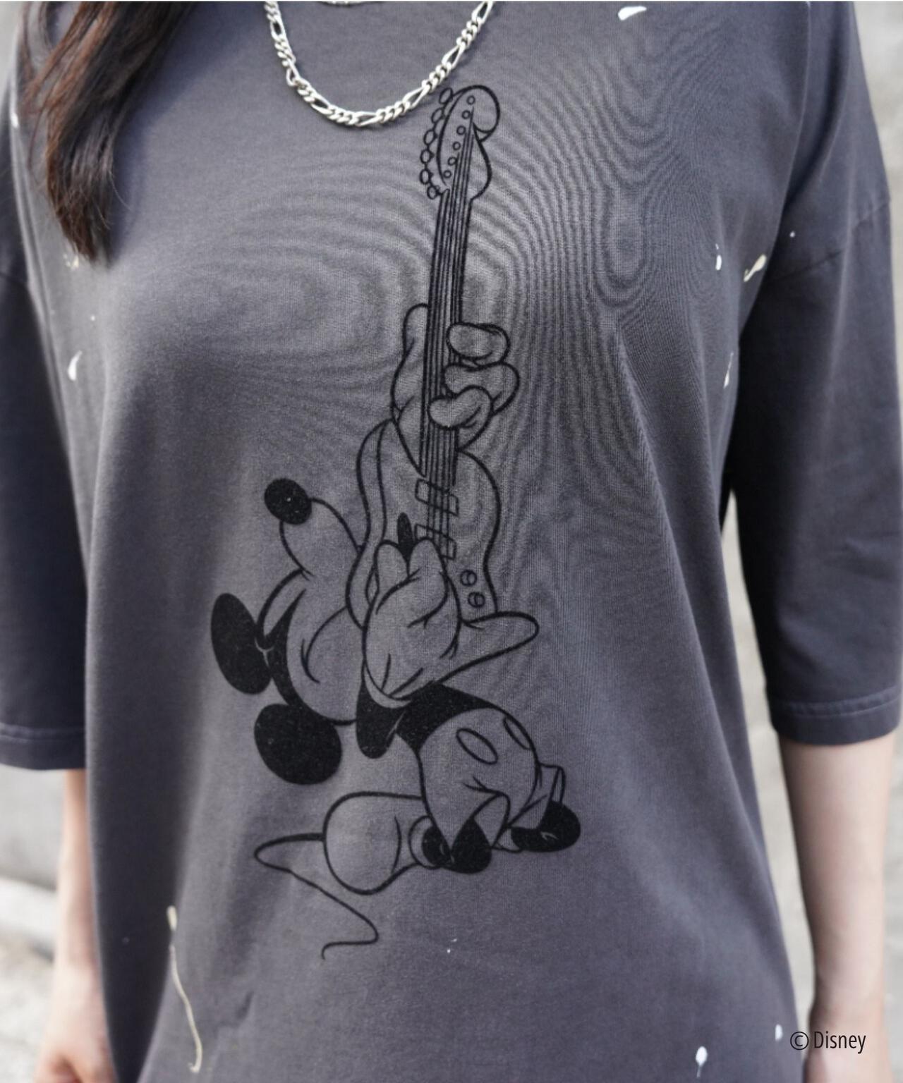 GOOD ROCK SPEED (グッドロックスピード) 別注MickeyペイントTEE/UNISEX