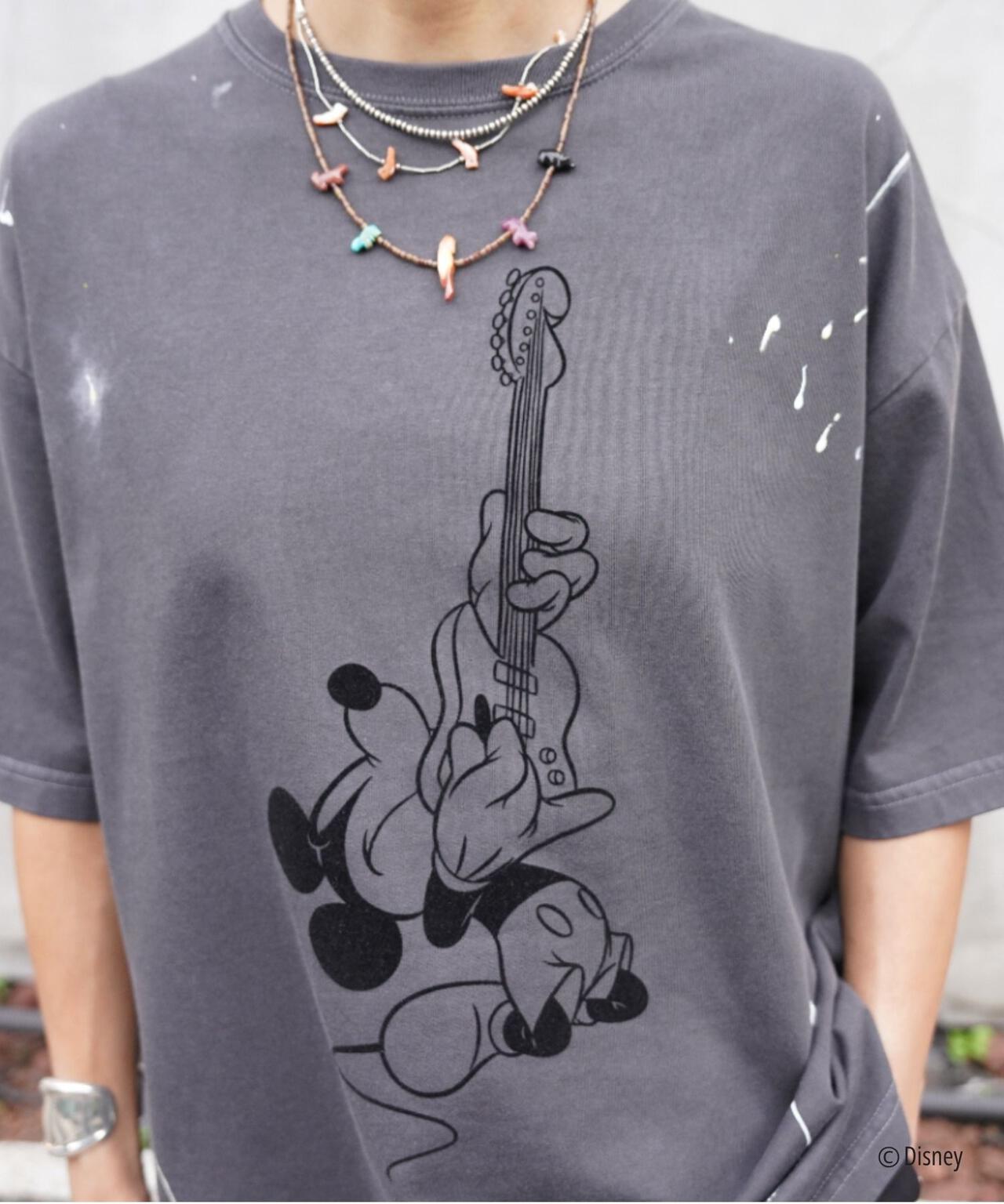 GOOD ROCK SPEED (グッドロックスピード) 別注MickeyペイントTEE/UNISEX