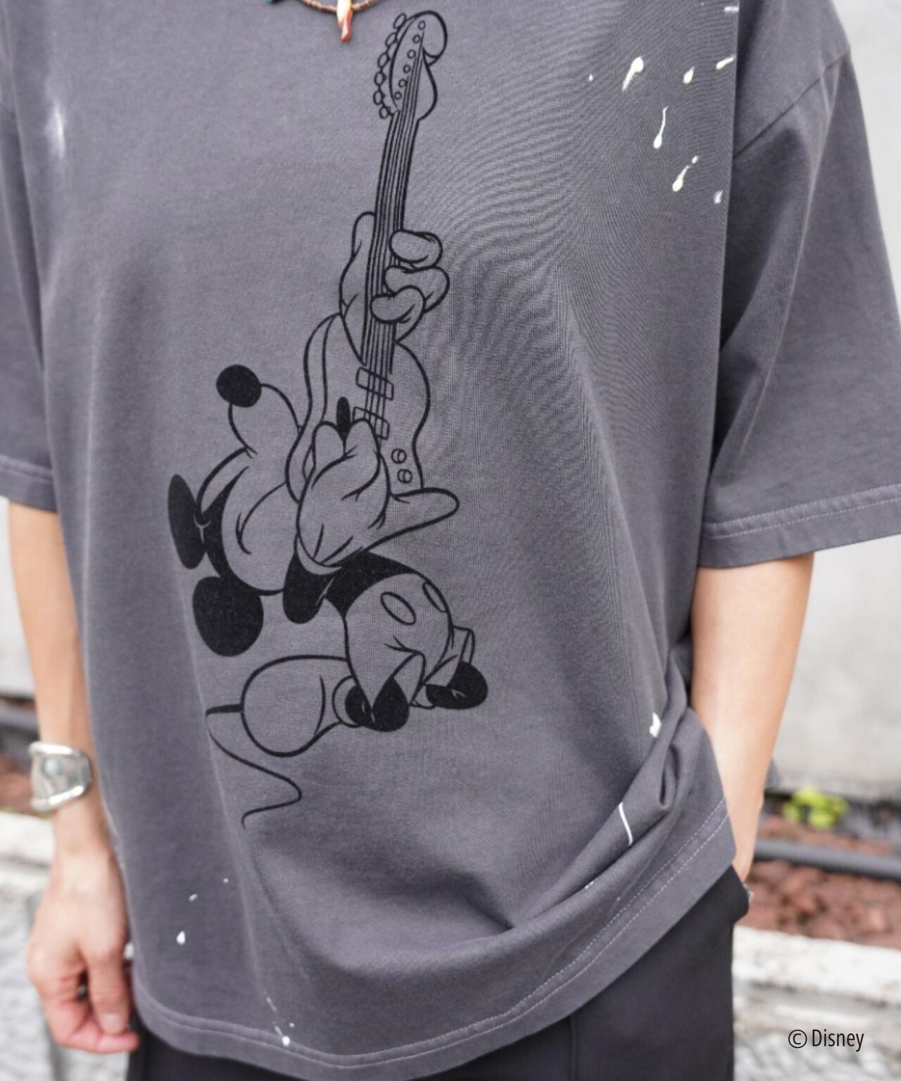 GOOD ROCK SPEED (グッドロックスピード) 別注MickeyペイントTEE/UNISEX