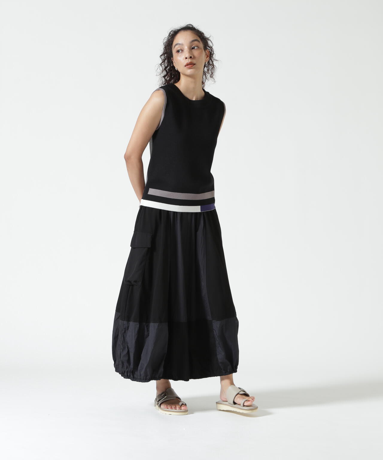 AULA AILA(アウラ アイラ)別注2WAY SLEEVELESS KNIT