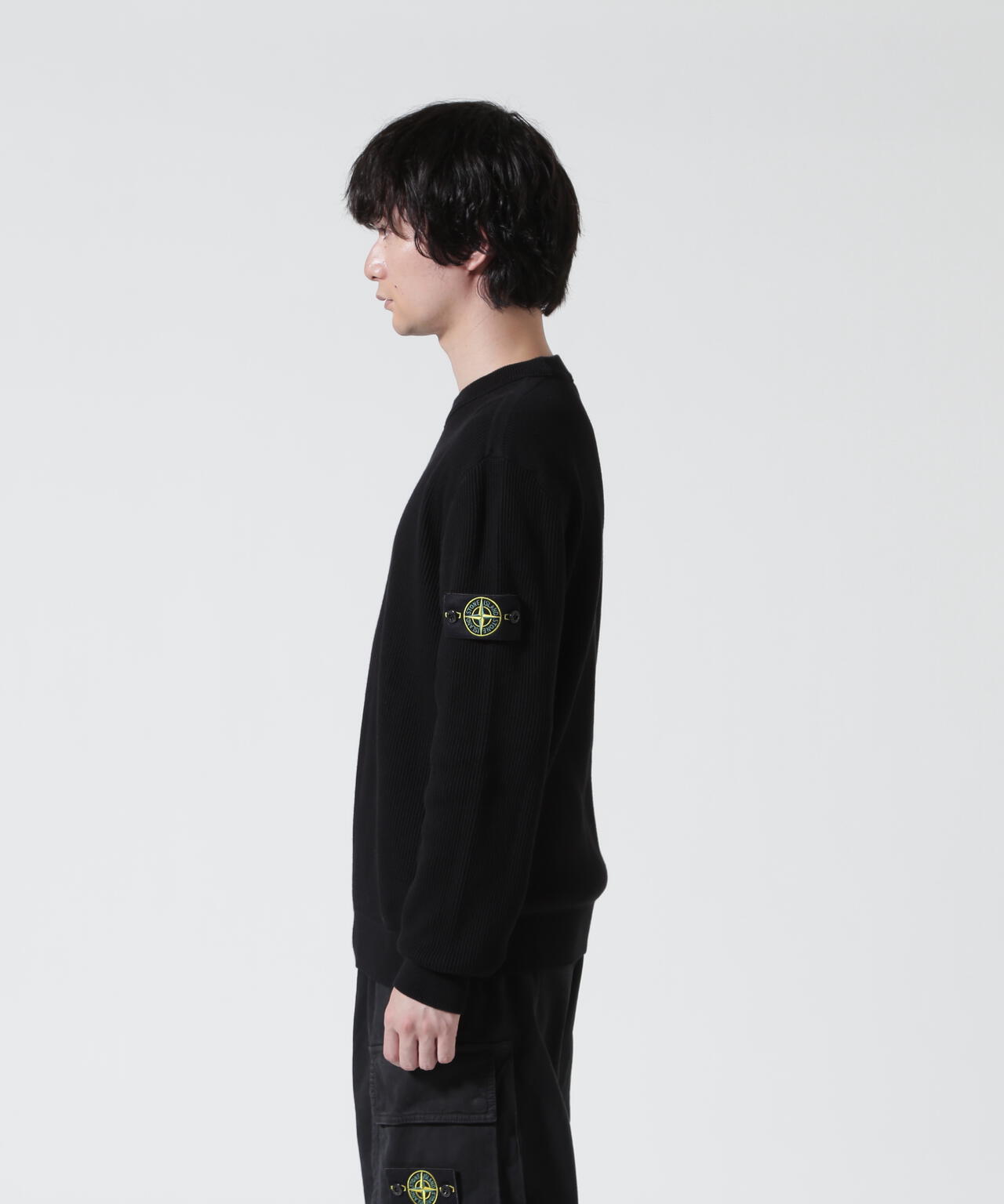 STONE ISLAND(ストーンアイランド) RIBBED SOFT ORGANIC COTTON