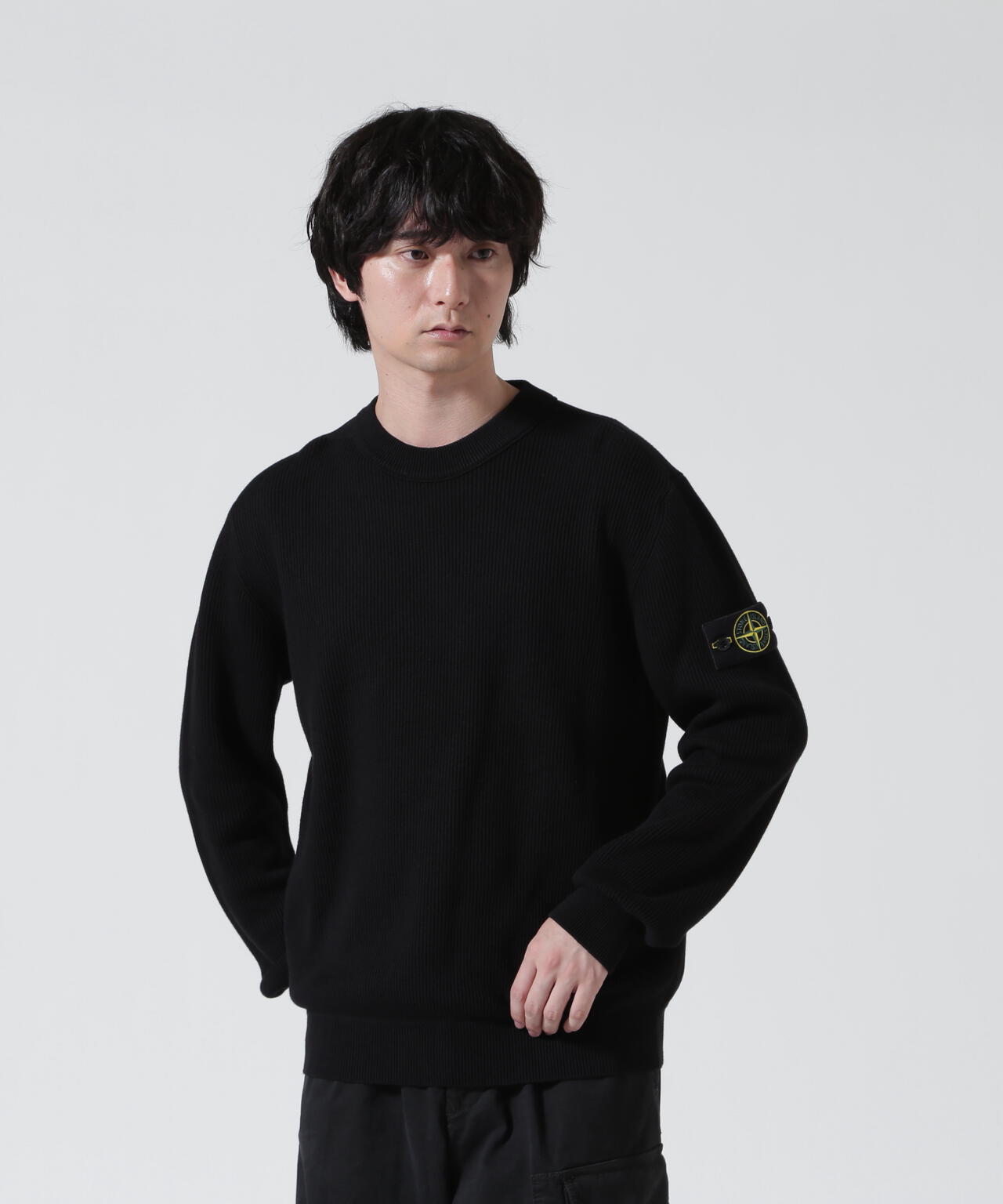 STONE ISLAND(ストーンアイランド) RIBBED SOFT ORGANIC COTTON