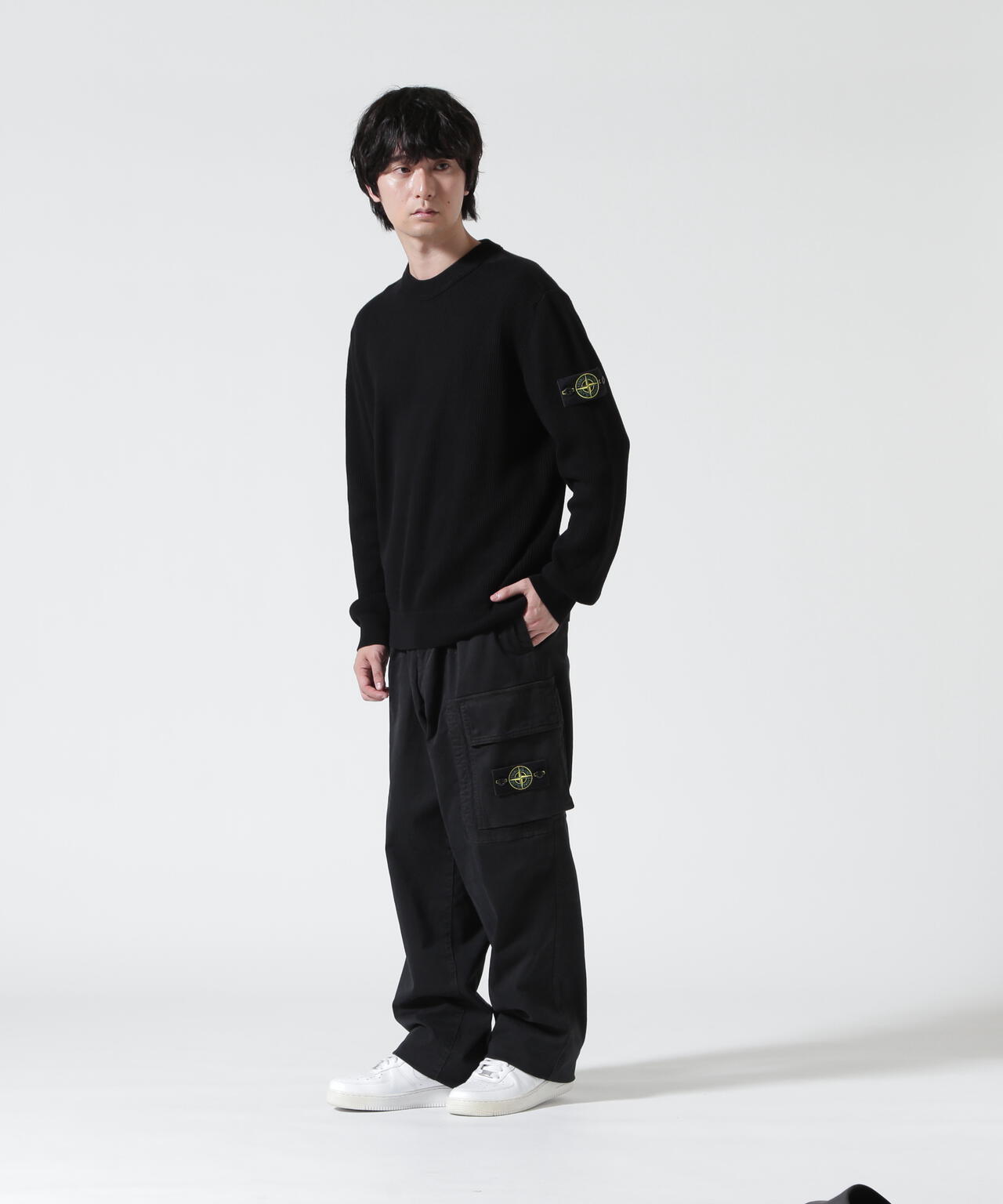 STONE ISLAND(ストーンアイランド) RIBBED SOFT ORGANIC COTTON