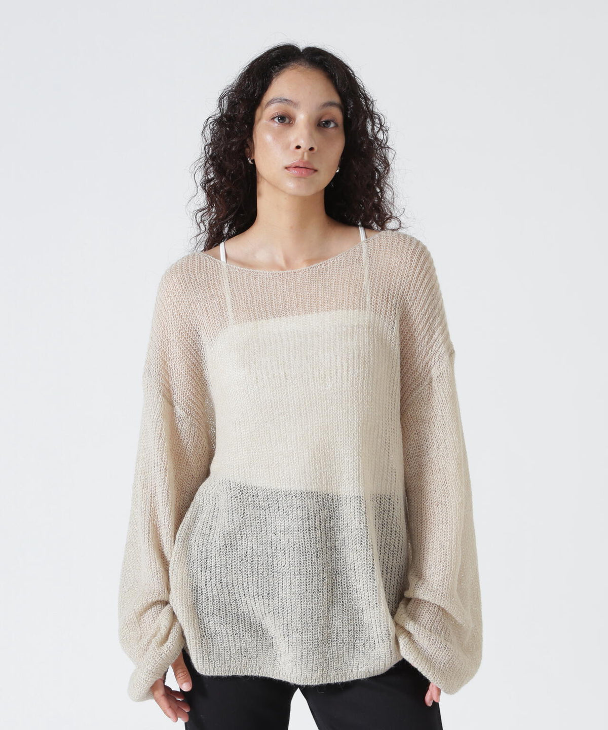 YENN(イエン)SHEER MOHAIR KNIT PO /Y263-91101