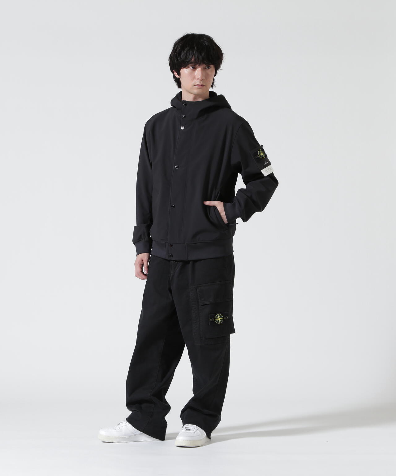 STONE ISLAND(ストーンアイランド) LIGHT SOFT SHELL-R E.DYE TECNOLOGY IN RECYCLED