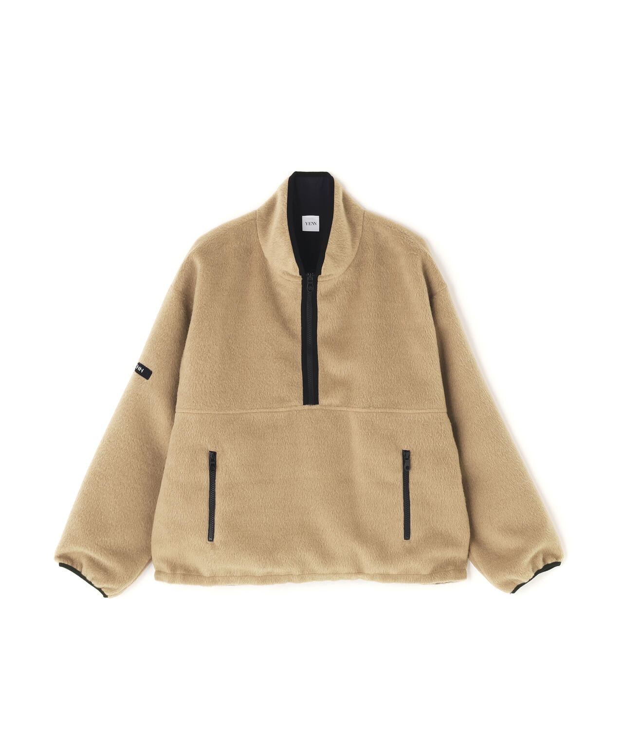 YENN/SHAGGY HALF ZIP JK/263