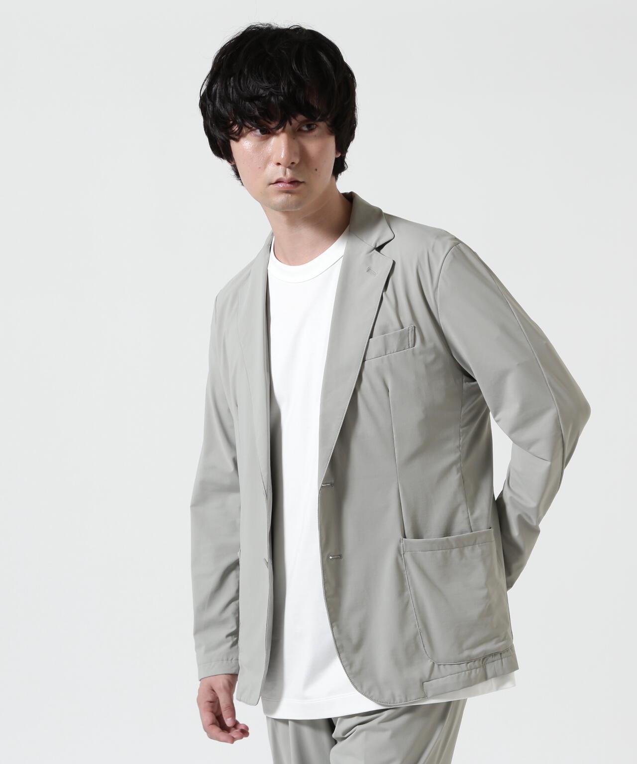 PIUORO(ピウオロ) NYLON TRICOT JACKET / ナイロントリコット ジャケット