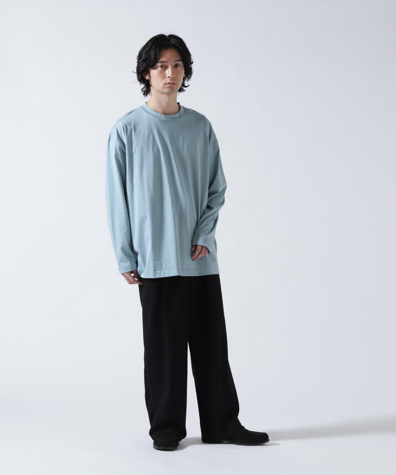 ATON (エイトン)SUVIN60/2 | OVERSIZED L/S T-SHIRT