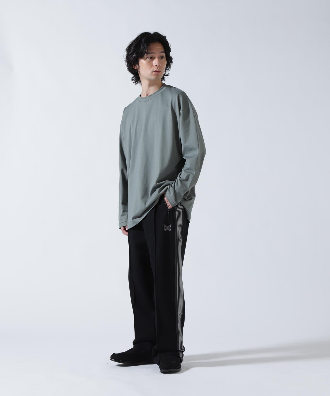 ATON (エイトン)SUVIN60/2 | OVERSIZED L/S T-SHIRT