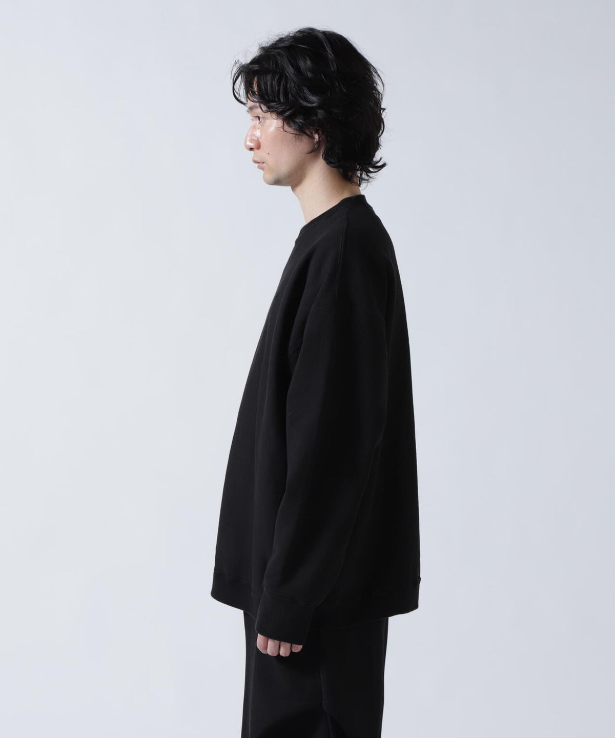 ATON(エイトン)GARMENT DYED URAKE | OVERSIZED PULLOVER