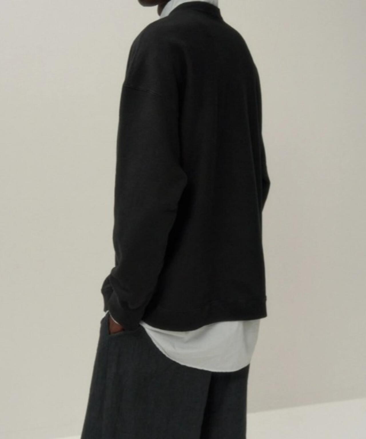 ATON(エイトン)GARMENT DYED URAKE | OVERSIZED PULLOVER